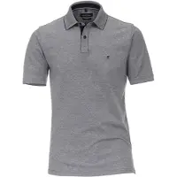 Casamoda Polo Stretch Melange Blå Mørkeblå Størrelse