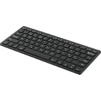 Deltaco TB-631 mini Keyboard Bluetooth - Nordic - black - Tastatur - Nordisk - Svart