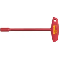Wiha T-nøgle VDE 1000 V, top, 17 mm