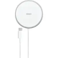 Deltaco Qi trådløs Qi-lader med MagSafe - 15 W