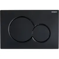 Geberit Sigma 01 betjeningsplade i sort