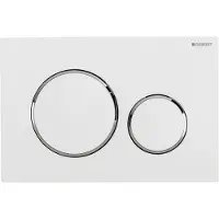 Geberit actuator plate sigma20 for dual flush white