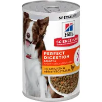 Hill's Pet Nutrition Adult Perfect Digestion med kylling - 6 x 363 g