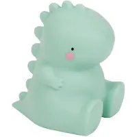 A Little Lovely Company Lampe - 12,5 cm - T-Rex - Grønn - - OneSize - Nattlampe