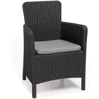 Allibert Trenton garden chair, graphite