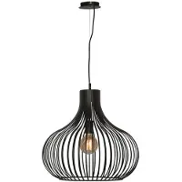 Freelight Aglio hengelampe, Ø 48 cm, svart, metall
