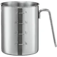 Rösle beholder med måleskje 12 cm 1000 ml