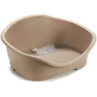 Zolux Stefanplast beige plastseng for kjæledyr (56 x 32 x 80 cm)