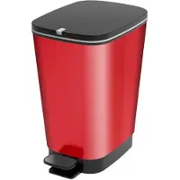 Keter 35L CHIC KIS AVFALLSBEHOLDER MED PEDAL IT Raudonas