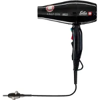 Solis Fast Dry 360° ionisk hårføner 2200 W, svart