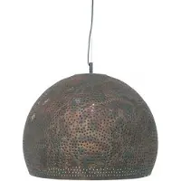 Freelight Fori hengelampe, Ø 45 cm, brun, metall