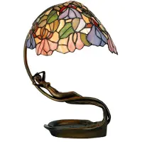 Clayre & Eef Lekker bordlampe Eve i Tiffany-stil