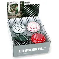 Basil Big Polkadot 80 Mm Sykkelklokke 4 Enheter