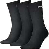 Puma Crew Sock (3-Pack), Clothing, Black, 47-49