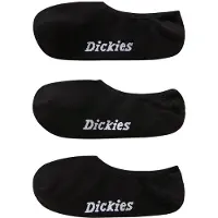 Dickies Ankelsokker - 3-pack - Invisible - Svart - - 39/42 - Sokker