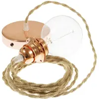 Creative Cables Tn06 50 Cm Hengelampe Pendel For Lampeskjerm