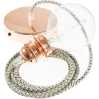 Creative Cables Rd64 Lozenge 50 Cm Hengelampe Pendel For Lampeskjerm
