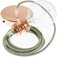 Creative Cables Rd72 Zigzag Diy 2 M Hengelampe Pendel For Lampeskjerm