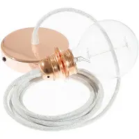Creative Cables Rl01 50 Cm Hengelampe Pendel For Lampeskjerm