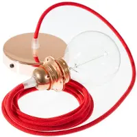 Creative Cables Rc35 Diy 50 Cm Hengelampe Pendel For Lampeskjerm
