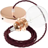 Creative Cables Tm19 Diy 1 M Hengelampe Pendel For Lampeskjerm
