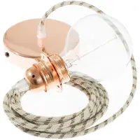 Creative Cables Rd53 Stripes Diy 50 Cm Hengelampe Pendel For Lampeskjerm