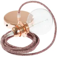 Creative Cables Rs83 Diy 50 Cm Hengelampe Pendel For Lampeskjerm