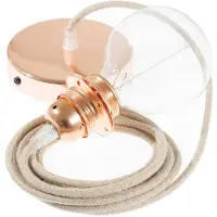 Creative Cables Rd61 Lozenge Diy 50 Cm Hengelampe Pendel For Lampeskjerm