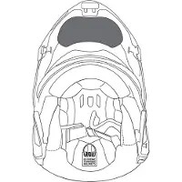 AGV Sportmodular Hjelm Hakeskjerm