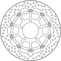 Moto-Master Round Triumph 113180 Bremsekive