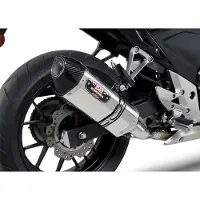Yoshimura Usa R77 Cb 500 F/r/x/f/cbr 500 R 13-15 Stainless Steel&carbon Ulovlig Trapesformet Kjegle Eksos