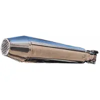 Gpr Exhaust Systems Ultracone Inox Cafè Racer Silencer Without Link Pipe Vf 1000 F/f 85-89 Homologert Lyddemper