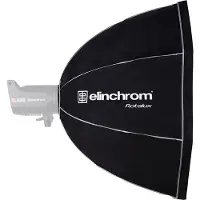 Elinchrom Rotalux Deep Octabox, 650 mm, 1,14 kg, svart, hvit