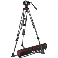 Manfrotto 504x Kulehode Med Dobbel Karbonstativ Og Bakkestøtte