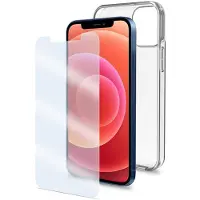 Celly Antibakterielt Bakdeksel Til Iphone 12 Mini Og Herdet Glass Skjermbeskytter