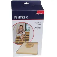 Nilfisk Støvsugerposer, papir, 3st.