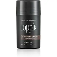 Toppik hårfibre - Mørkebrun (12 gr)