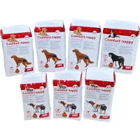 Savic Comfort Nappy T1 32-42 Cm Engangsbleie For Hund 12 Enheter