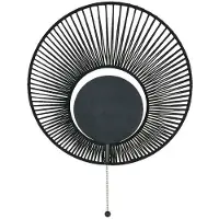 Forestier Oyster designer-vegglampe, svart