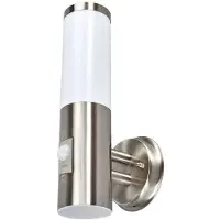 LINDBY utendørs vegglampe Kristof, bevegelsessensor, 37 cm, E27