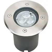 LUCANDE LED-bakkespot Ava, Ø 12 cm, rund, IP67