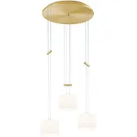 BANKAMP Grazia-hengelampe ZigBee 3lys rund messing