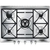 Smeg Selezione Sr275xgh2 70- Gasskomfyr 75 Cm