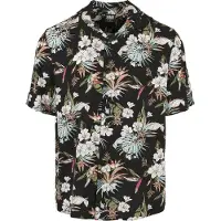 Urban Classics Viscose Aop Resort Kortarmet Skjorte