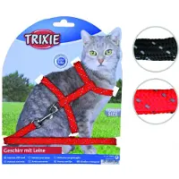 Trixie Harness with Lead Reflecting assorted colours