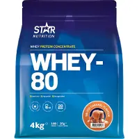Star Nutrition Whey-80 Myseprotein 4 kg