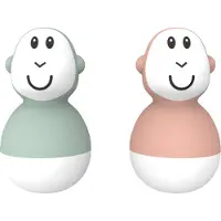 Matchstick Monkey Bathtime Wobblrs Grønn/Rosa