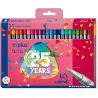 Staedtler Fineliner triplus 0,3 mm med 20+5 stk. ass. farver