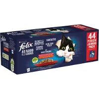 Felix Fantastic Mixjelly 44x85g Våtfôr Til Katt