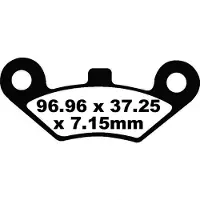 EBC Fa-tt Series Carbon Fiber Fa453tt Bremseklosser
